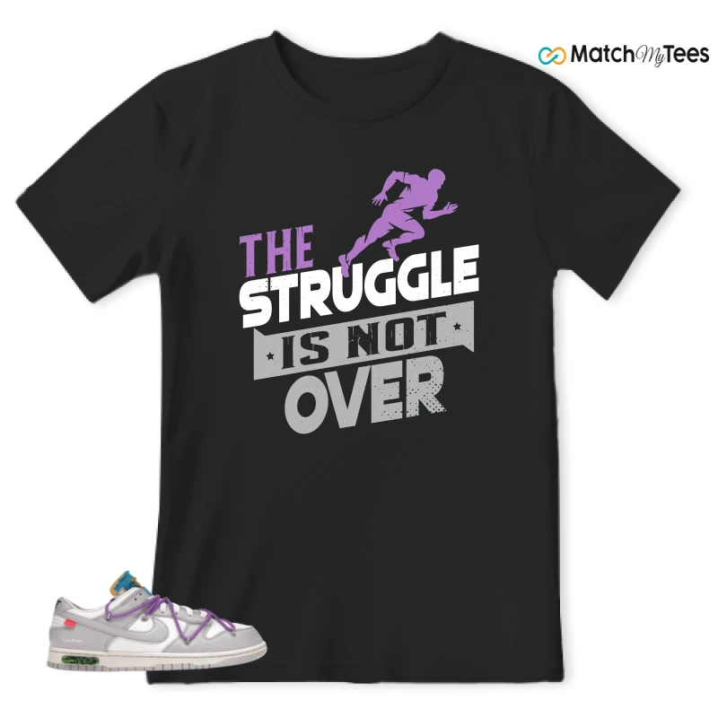 NIKE DUNK LOW OFF-WHITE LOT 47 SNEAKER Matching Tees t-shirt