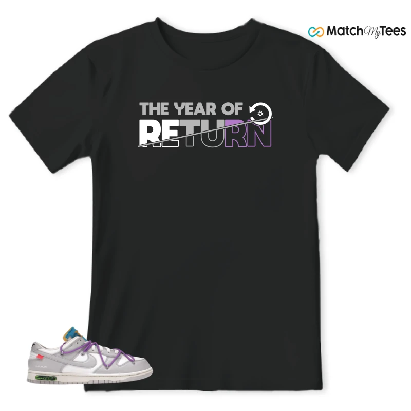 NIKE DUNK LOW OFF-WHITE LOT 47 SNEAKER Matching Tees t-shirt