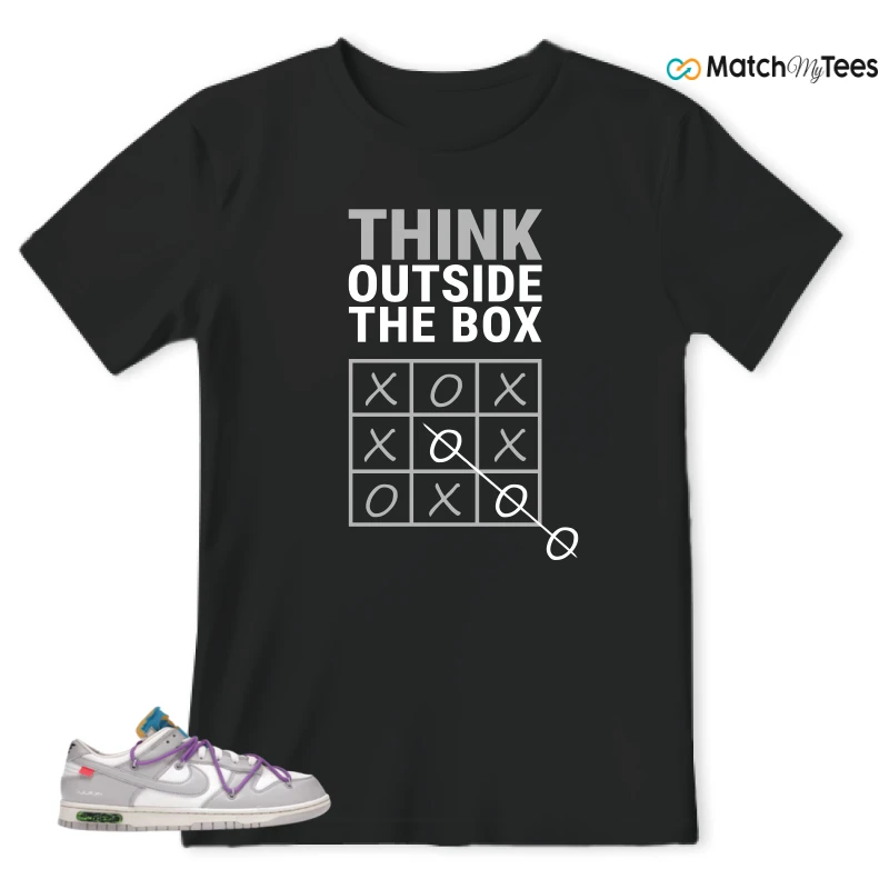 NIKE DUNK LOW OFF-WHITE LOT 47 SNEAKER Matching Tees t-shirt