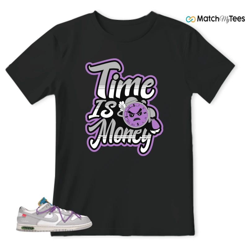 NIKE DUNK LOW OFF-WHITE LOT 47 SNEAKER Matching Tees t-shirt
