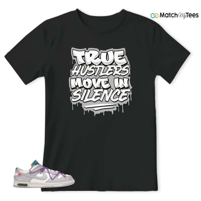 NIKE DUNK LOW OFF-WHITE LOT 47 SNEAKER Matching Tees t-shirt