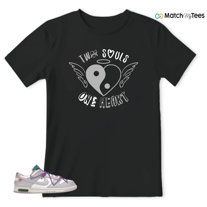 NIKE DUNK LOW OFF-WHITE LOT 47 SNEAKER Matching Tees t-shirt
