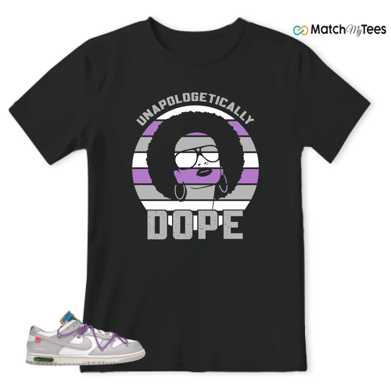 NIKE DUNK LOW OFF-WHITE LOT 47 SNEAKER Matching Tees t-shirt