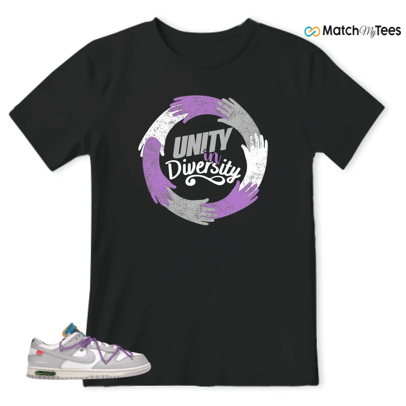 NIKE DUNK LOW OFF-WHITE LOT 47 SNEAKER Matching Tees t-shirt