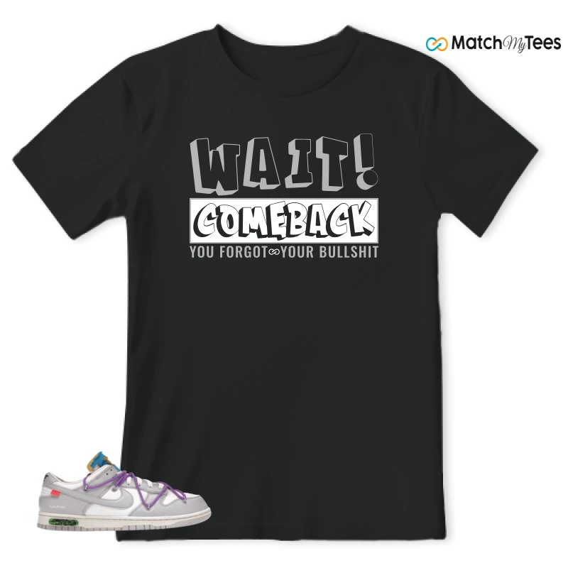 NIKE DUNK LOW OFF-WHITE LOT 47 SNEAKER Matching Tees t-shirt