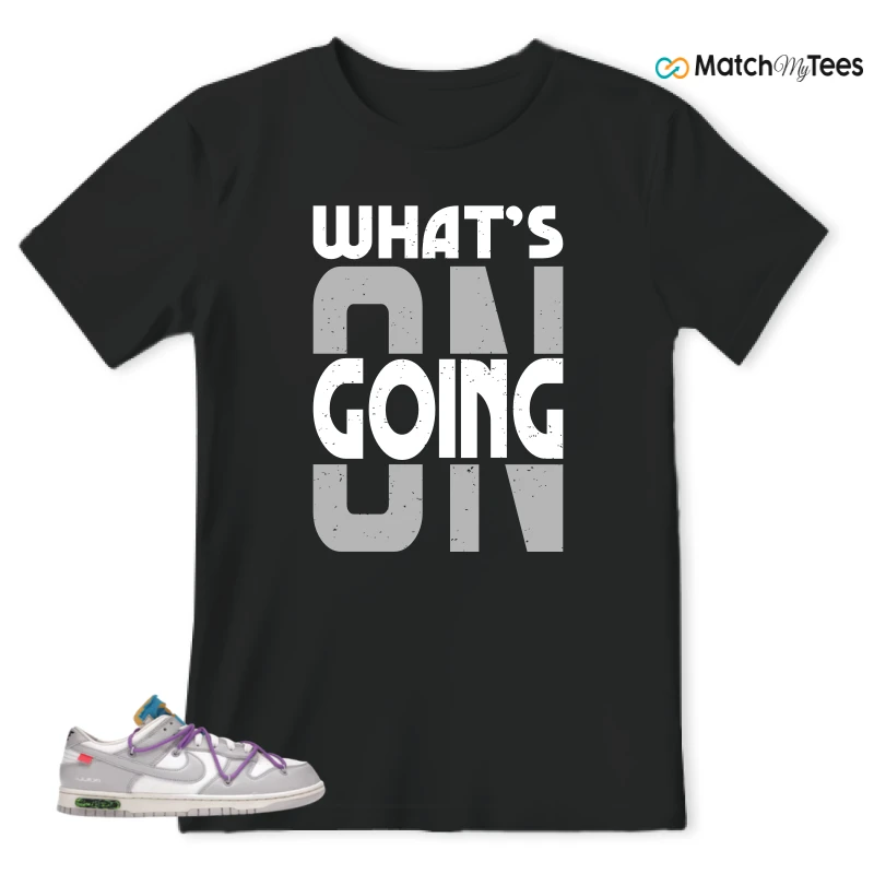 NIKE DUNK LOW OFF-WHITE LOT 47 SNEAKER Matching Tees t-shirt