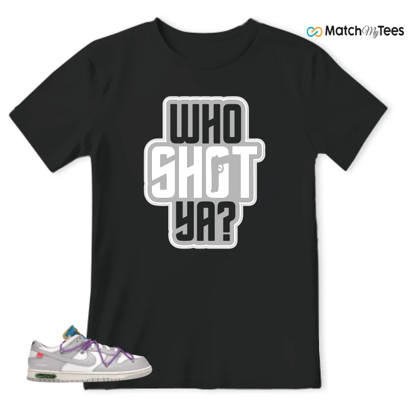 NIKE DUNK LOW OFF-WHITE LOT 47 SNEAKER Matching Tees t-shirt