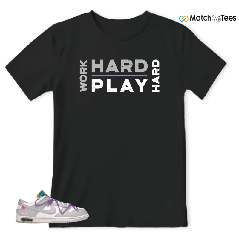 NIKE DUNK LOW OFF-WHITE LOT 47 SNEAKER Matching Tees t-shirt