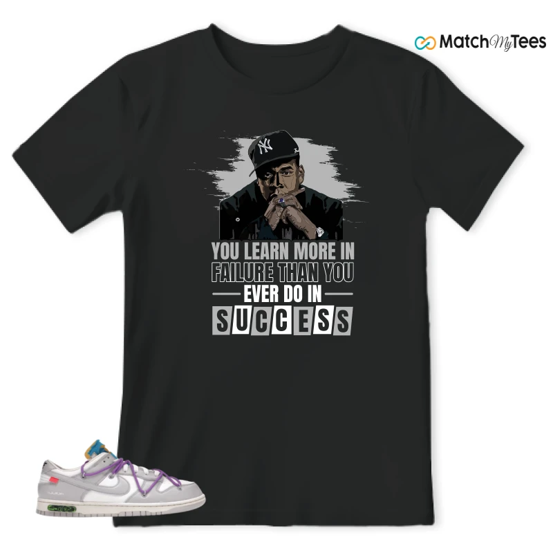 NIKE DUNK LOW OFF-WHITE LOT 47 SNEAKER Matching Tees t-shirt