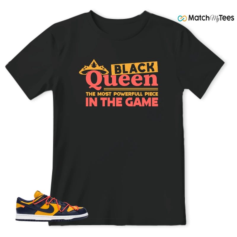 NIKE DUNK LOW OFF-WHITE UNIVERSITY GOLD SNEAKER Matching Tees t-shirt