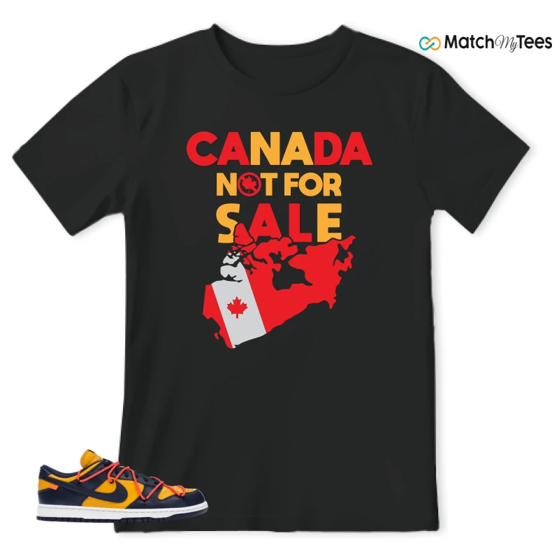 NIKE DUNK LOW OFF-WHITE UNIVERSITY GOLD SNEAKER Matching Tees t-shirt
