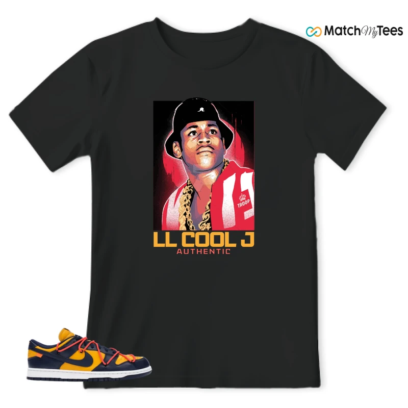NIKE DUNK LOW OFF-WHITE UNIVERSITY GOLD SNEAKER Matching Tees t-shirt