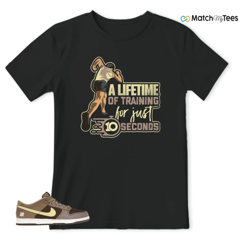 NIKE DUNK LOW UNDEFEATED CANTEEN DUNK VS. AF1 PACK SNEAKER Matching Tees t-shirt