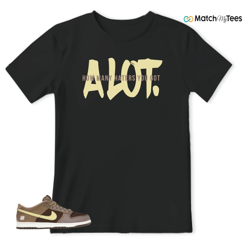 NIKE DUNK LOW UNDEFEATED CANTEEN DUNK VS. AF1 PACK SNEAKER Matching Tees t-shirt