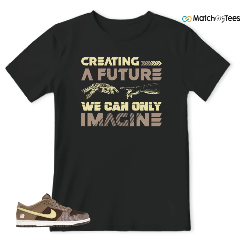 NIKE DUNK LOW UNDEFEATED CANTEEN DUNK VS. AF1 PACK SNEAKER Matching Tees t-shirt