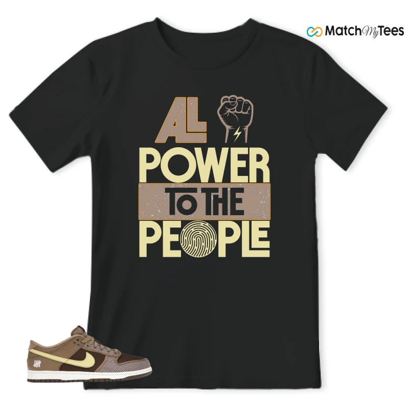 NIKE DUNK LOW UNDEFEATED CANTEEN DUNK VS. AF1 PACK SNEAKER Matching Tees t-shirt
