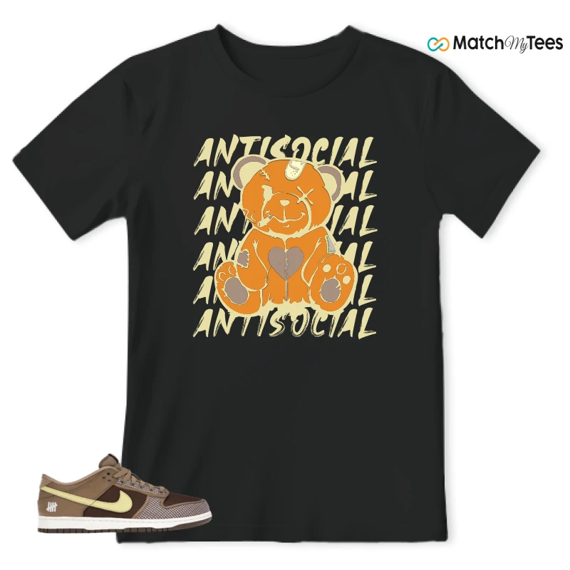 NIKE DUNK LOW UNDEFEATED CANTEEN DUNK VS. AF1 PACK SNEAKER Matching Tees t-shirt