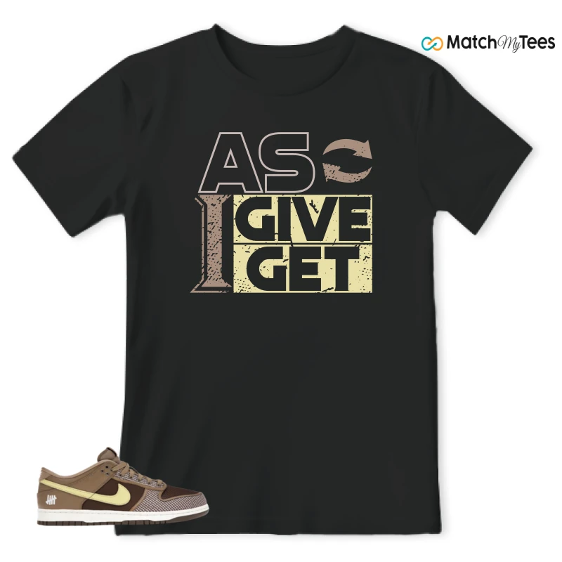 NIKE DUNK LOW UNDEFEATED CANTEEN DUNK VS. AF1 PACK SNEAKER Matching Tees t-shirt