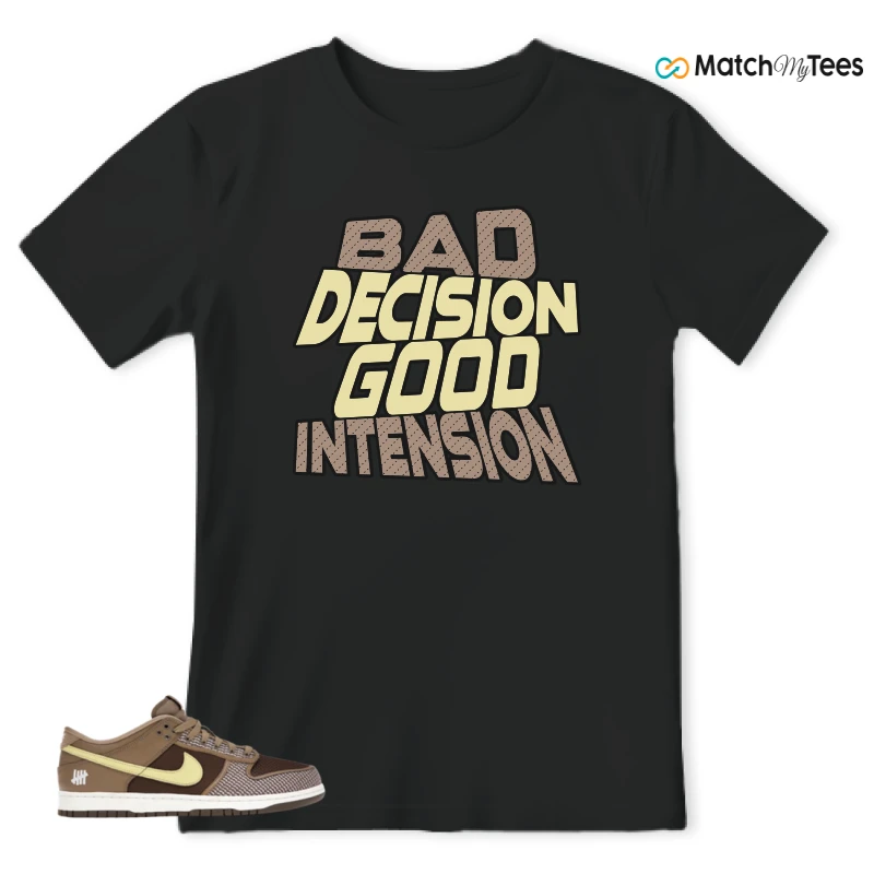 NIKE DUNK LOW UNDEFEATED CANTEEN DUNK VS. AF1 PACK SNEAKER Matching Tees t-shirt