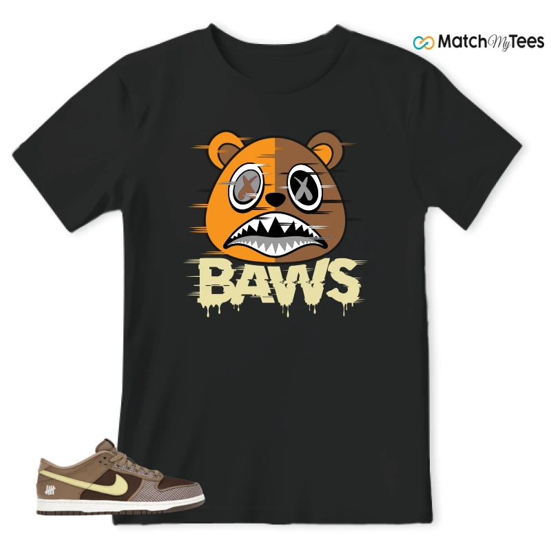 NIKE DUNK LOW UNDEFEATED CANTEEN DUNK VS. AF1 PACK SNEAKER Matching Tees t-shirt