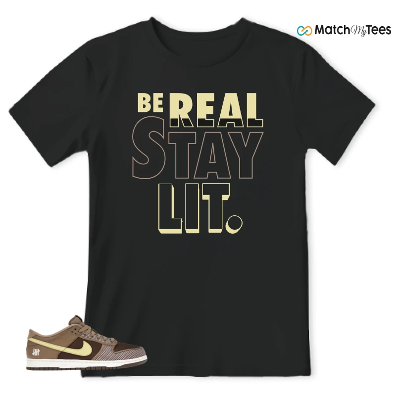 NIKE DUNK LOW UNDEFEATED CANTEEN DUNK VS. AF1 PACK SNEAKER Matching Tees t-shirt
