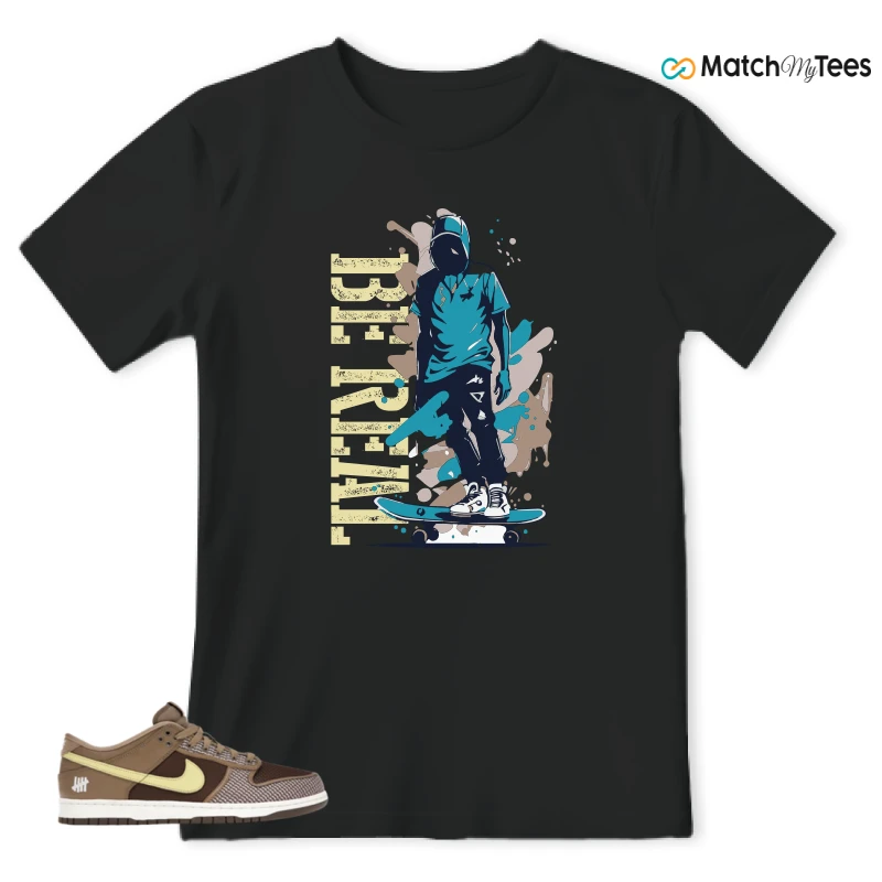 NIKE DUNK LOW UNDEFEATED CANTEEN DUNK VS. AF1 PACK SNEAKER Matching Tees t-shirt