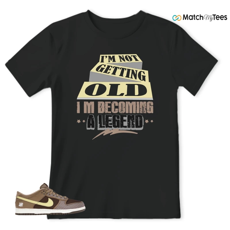 NIKE DUNK LOW UNDEFEATED CANTEEN DUNK VS. AF1 PACK SNEAKER Matching Tees t-shirt