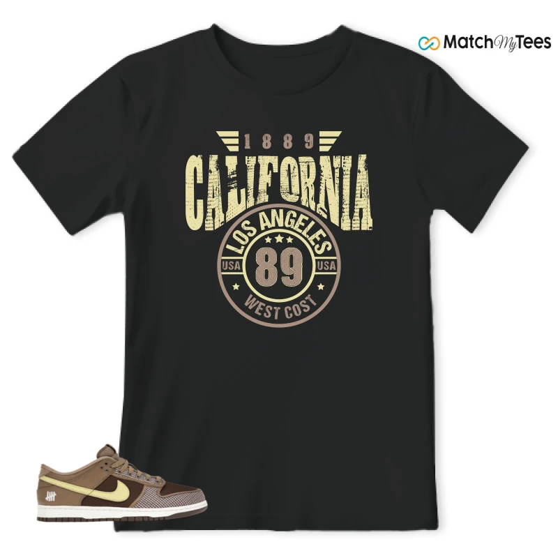 NIKE DUNK LOW UNDEFEATED CANTEEN DUNK VS. AF1 PACK SNEAKER Matching Tees t-shirt