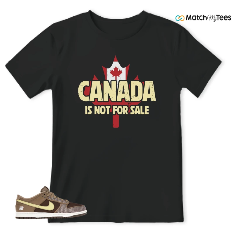 NIKE DUNK LOW UNDEFEATED CANTEEN DUNK VS. AF1 PACK SNEAKER Matching Tees t-shirt