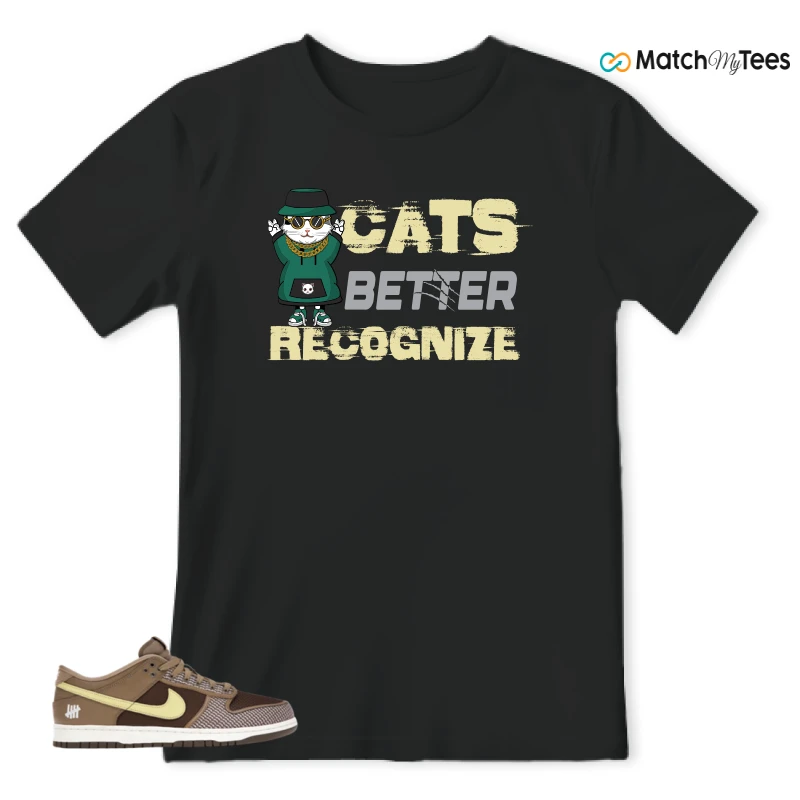 NIKE DUNK LOW UNDEFEATED CANTEEN DUNK VS. AF1 PACK SNEAKER Matching Tees t-shirt