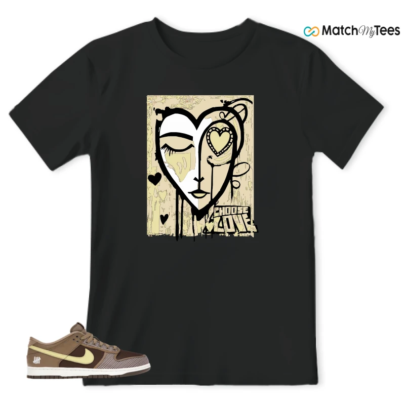 NIKE DUNK LOW UNDEFEATED CANTEEN DUNK VS. AF1 PACK SNEAKER Matching Tees t-shirt