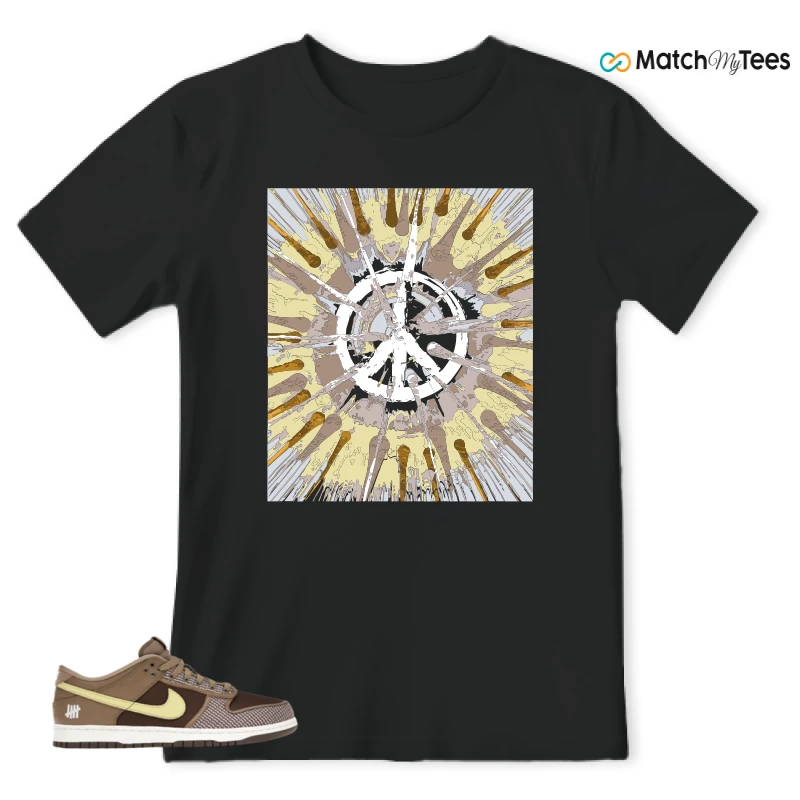 NIKE DUNK LOW UNDEFEATED CANTEEN DUNK VS. AF1 PACK SNEAKER Matching Tees t-shirt