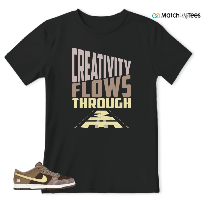 NIKE DUNK LOW UNDEFEATED CANTEEN DUNK VS. AF1 PACK SNEAKER Matching Tees t-shirt