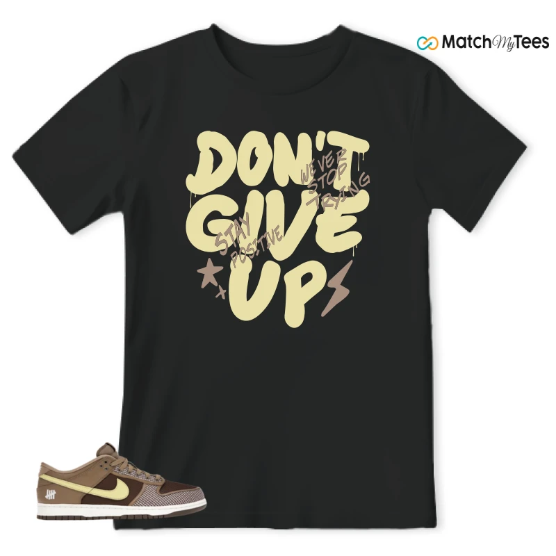 NIKE DUNK LOW UNDEFEATED CANTEEN DUNK VS. AF1 PACK SNEAKER Matching Tees t-shirt