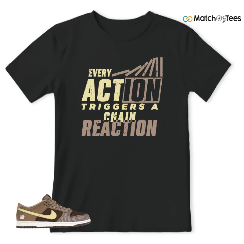 NIKE DUNK LOW UNDEFEATED CANTEEN DUNK VS. AF1 PACK SNEAKER Matching Tees t-shirt