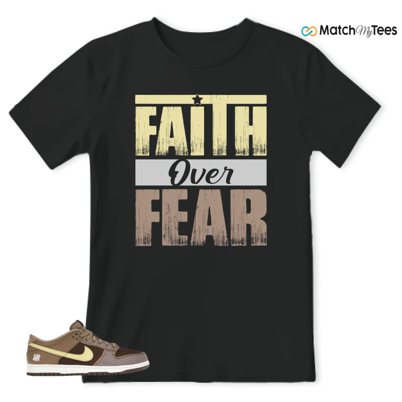 NIKE DUNK LOW UNDEFEATED CANTEEN DUNK VS. AF1 PACK SNEAKER Matching Tees t-shirt