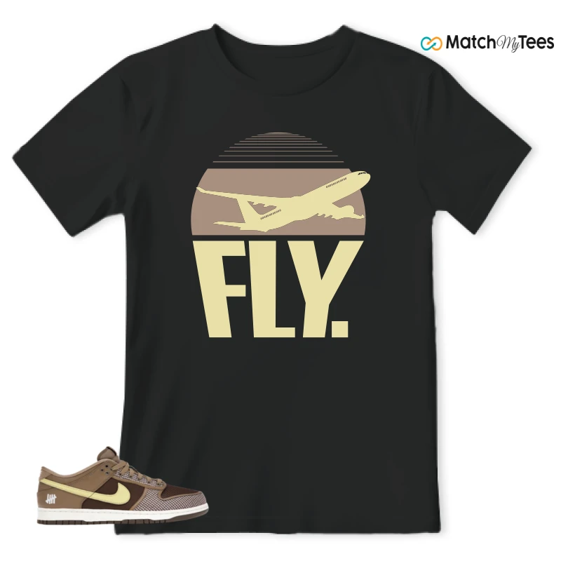 NIKE DUNK LOW UNDEFEATED CANTEEN DUNK VS. AF1 PACK SNEAKER Matching Tees t-shirt