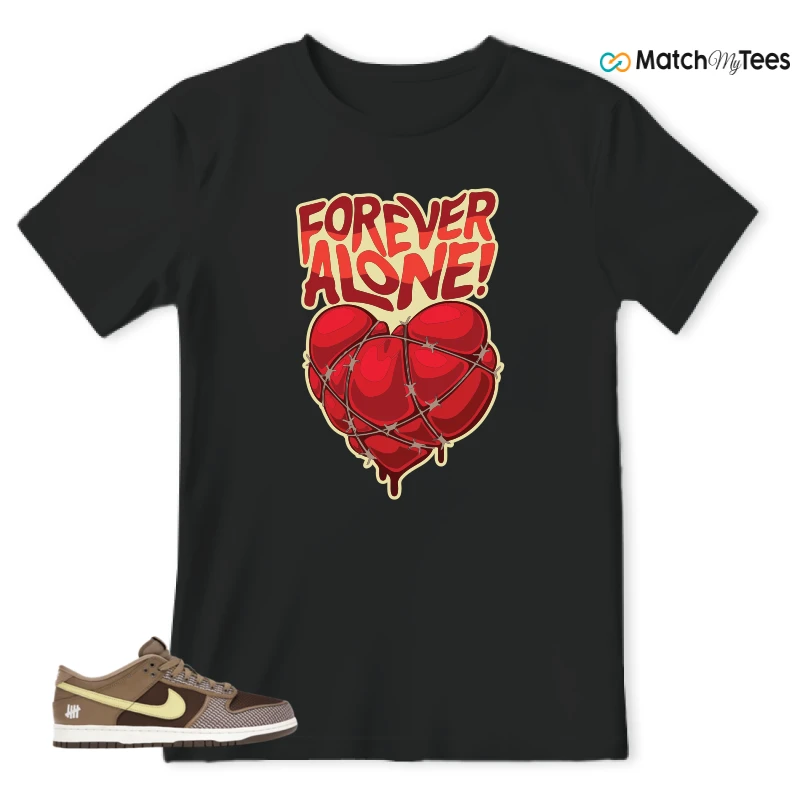 NIKE DUNK LOW UNDEFEATED CANTEEN DUNK VS. AF1 PACK SNEAKER Matching Tees t-shirt