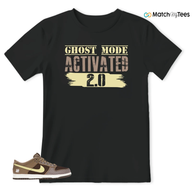 NIKE DUNK LOW UNDEFEATED CANTEEN DUNK VS. AF1 PACK SNEAKER Matching Tees t-shirt