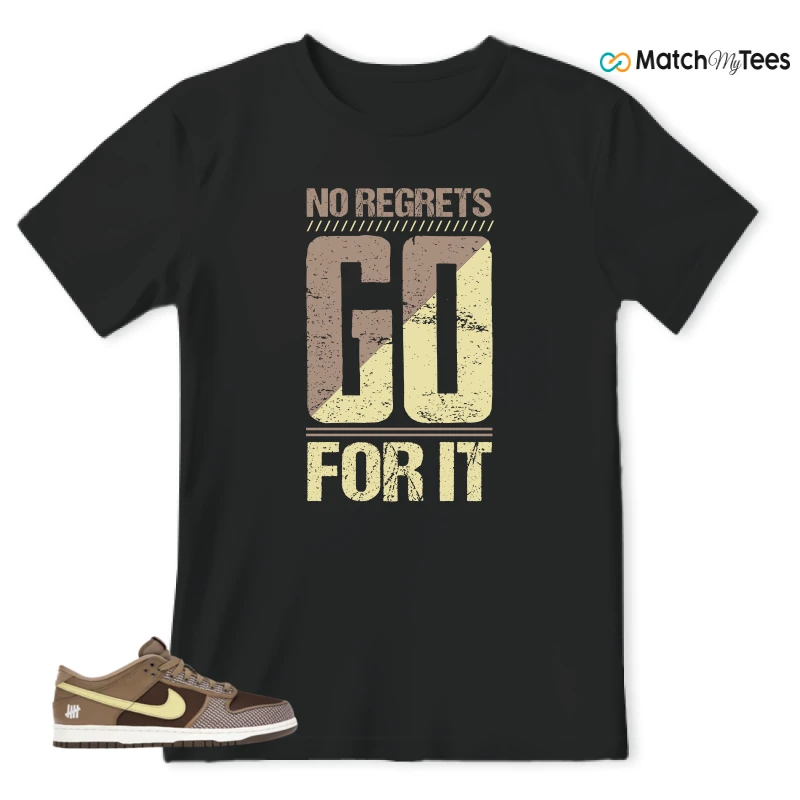 NIKE DUNK LOW UNDEFEATED CANTEEN DUNK VS. AF1 PACK SNEAKER Matching Tees t-shirt