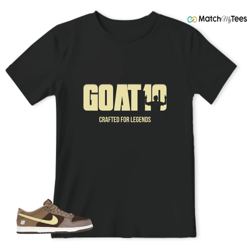 NIKE DUNK LOW UNDEFEATED CANTEEN DUNK VS. AF1 PACK SNEAKER Matching Tees t-shirt