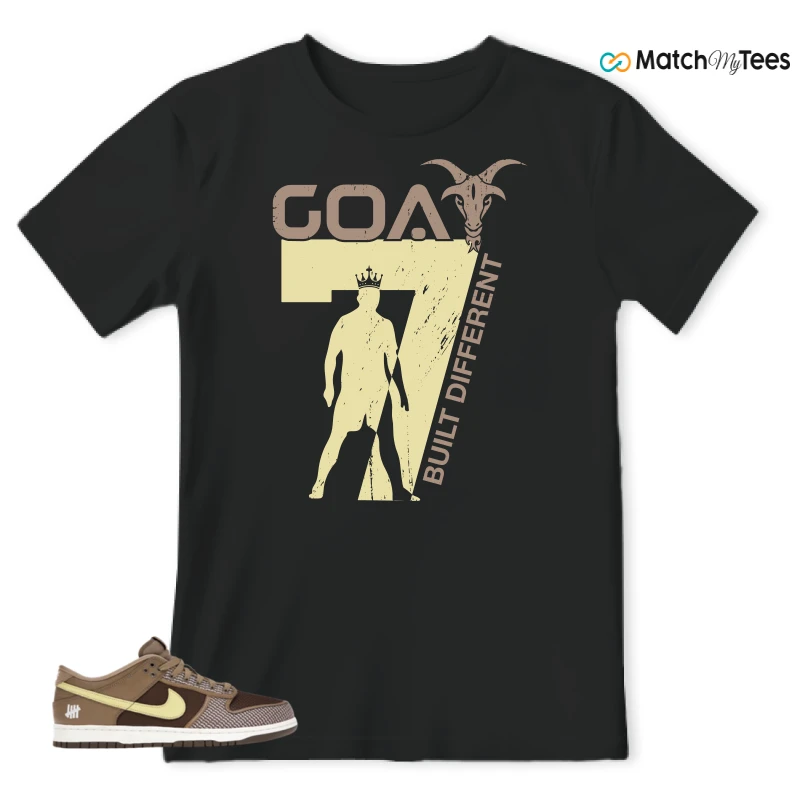 NIKE DUNK LOW UNDEFEATED CANTEEN DUNK VS. AF1 PACK SNEAKER Matching Tees t-shirt