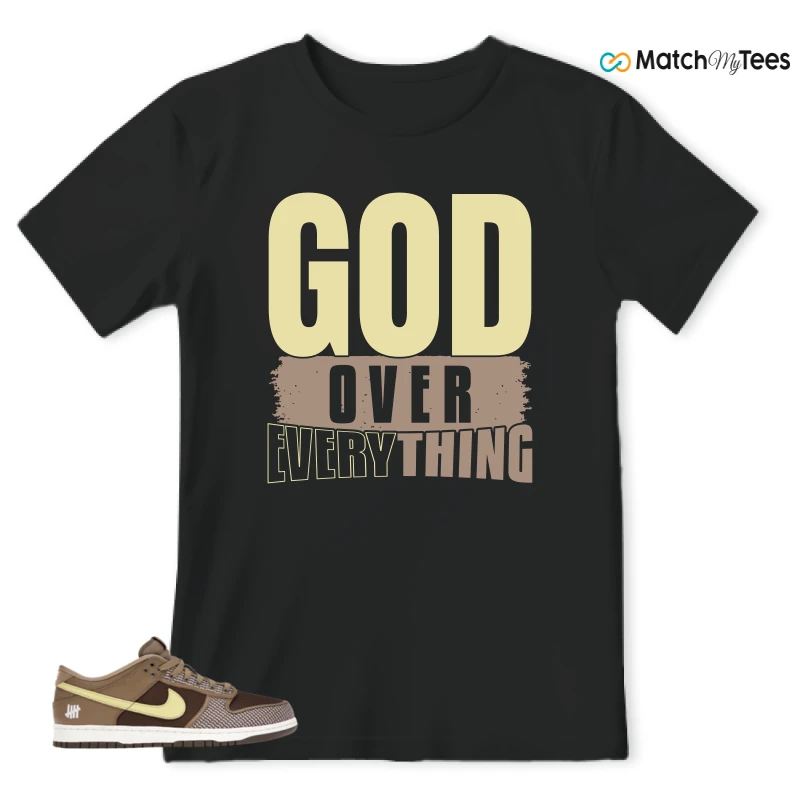 NIKE DUNK LOW UNDEFEATED CANTEEN DUNK VS. AF1 PACK SNEAKER Matching Tees t-shirt