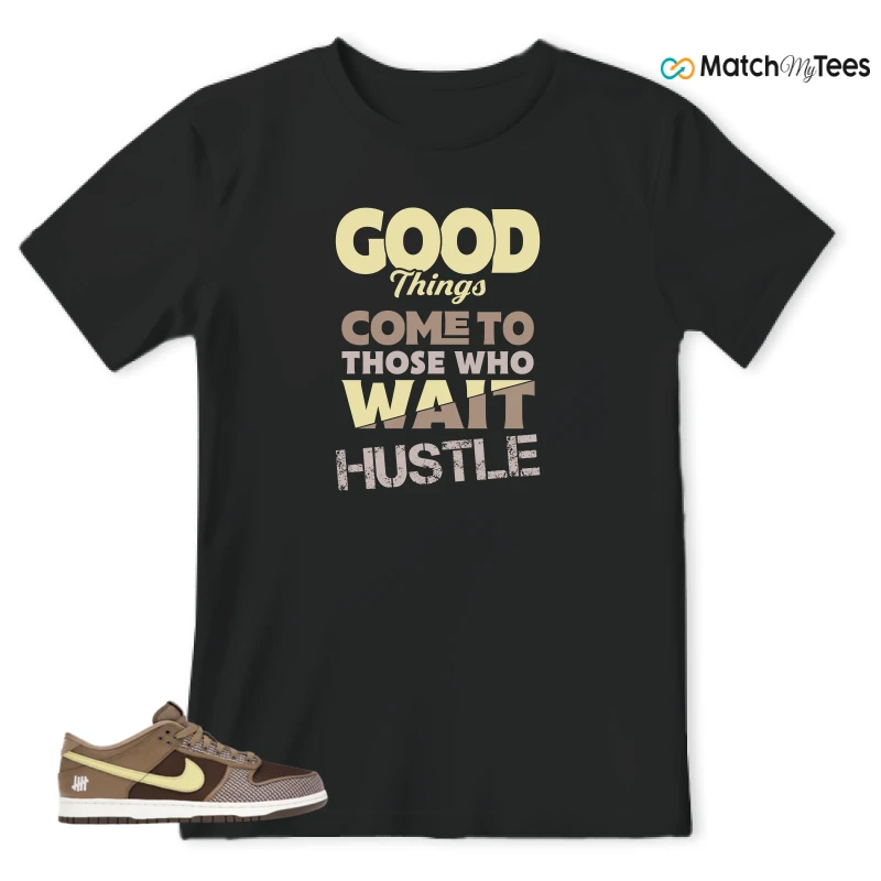 NIKE DUNK LOW UNDEFEATED CANTEEN DUNK VS. AF1 PACK SNEAKER Matching Tees t-shirt