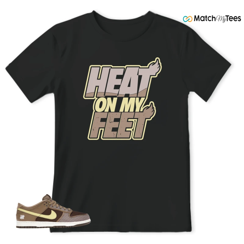 NIKE DUNK LOW UNDEFEATED CANTEEN DUNK VS. AF1 PACK SNEAKER Matching Tees t-shirt