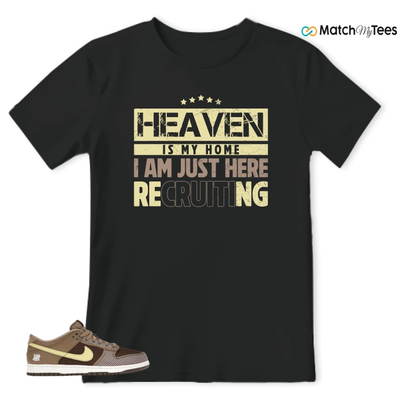 NIKE DUNK LOW UNDEFEATED CANTEEN DUNK VS. AF1 PACK SNEAKER Matching Tees t-shirt