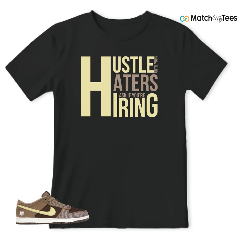 NIKE DUNK LOW UNDEFEATED CANTEEN DUNK VS. AF1 PACK SNEAKER Matching Tees t-shirt
