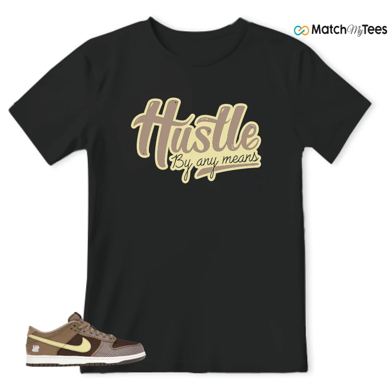 NIKE DUNK LOW UNDEFEATED CANTEEN DUNK VS. AF1 PACK SNEAKER Matching Tees t-shirt