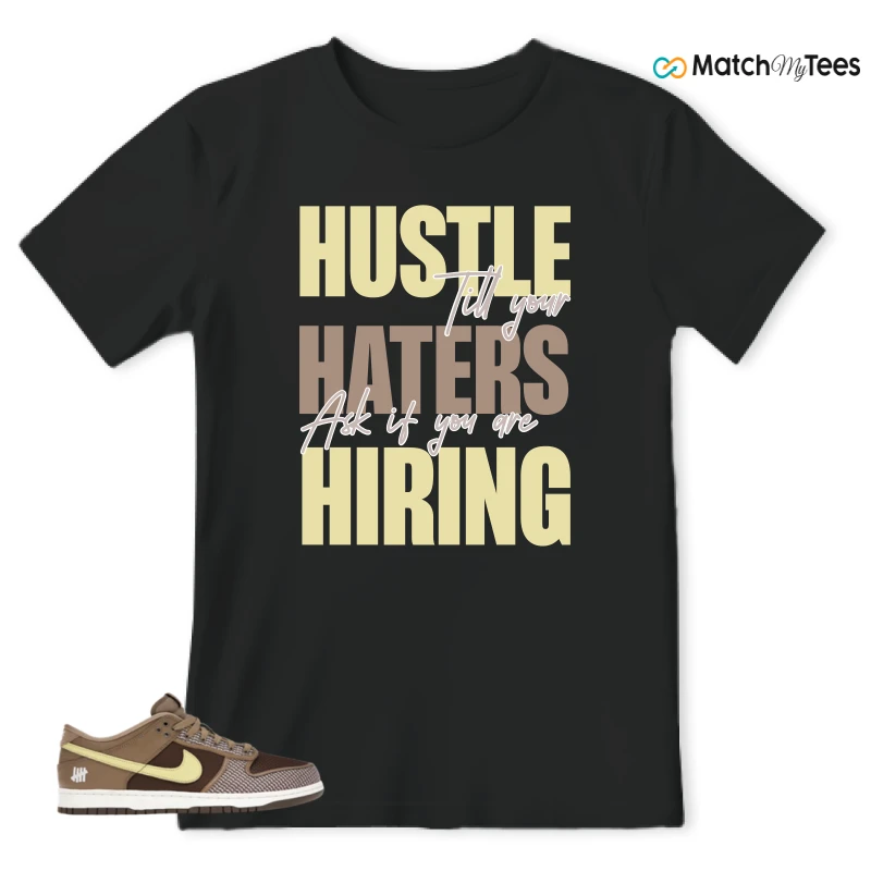 NIKE DUNK LOW UNDEFEATED CANTEEN DUNK VS. AF1 PACK SNEAKER Matching Tees t-shirt