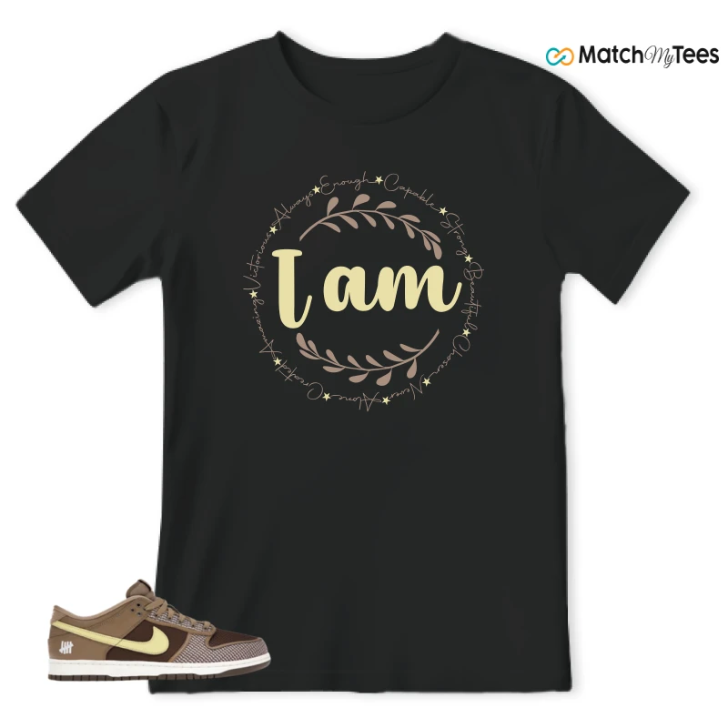 NIKE DUNK LOW UNDEFEATED CANTEEN DUNK VS. AF1 PACK SNEAKER Matching Tees t-shirt